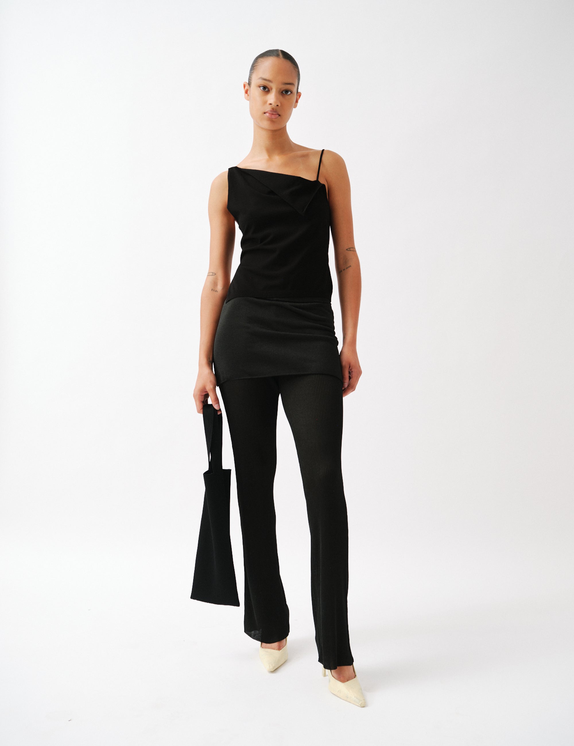 Ena Skirt Pants Black