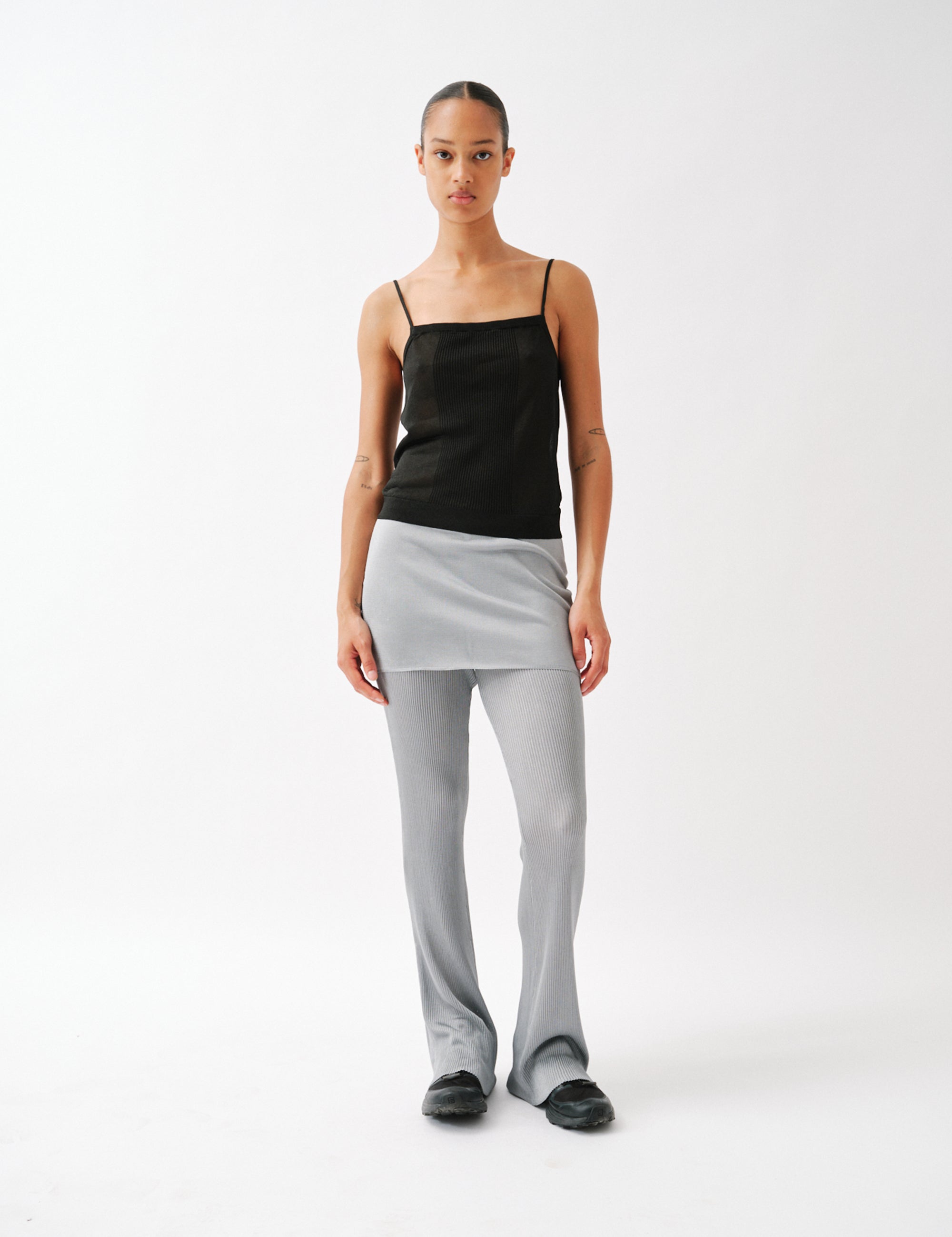 Ena Skirt Pants Steel