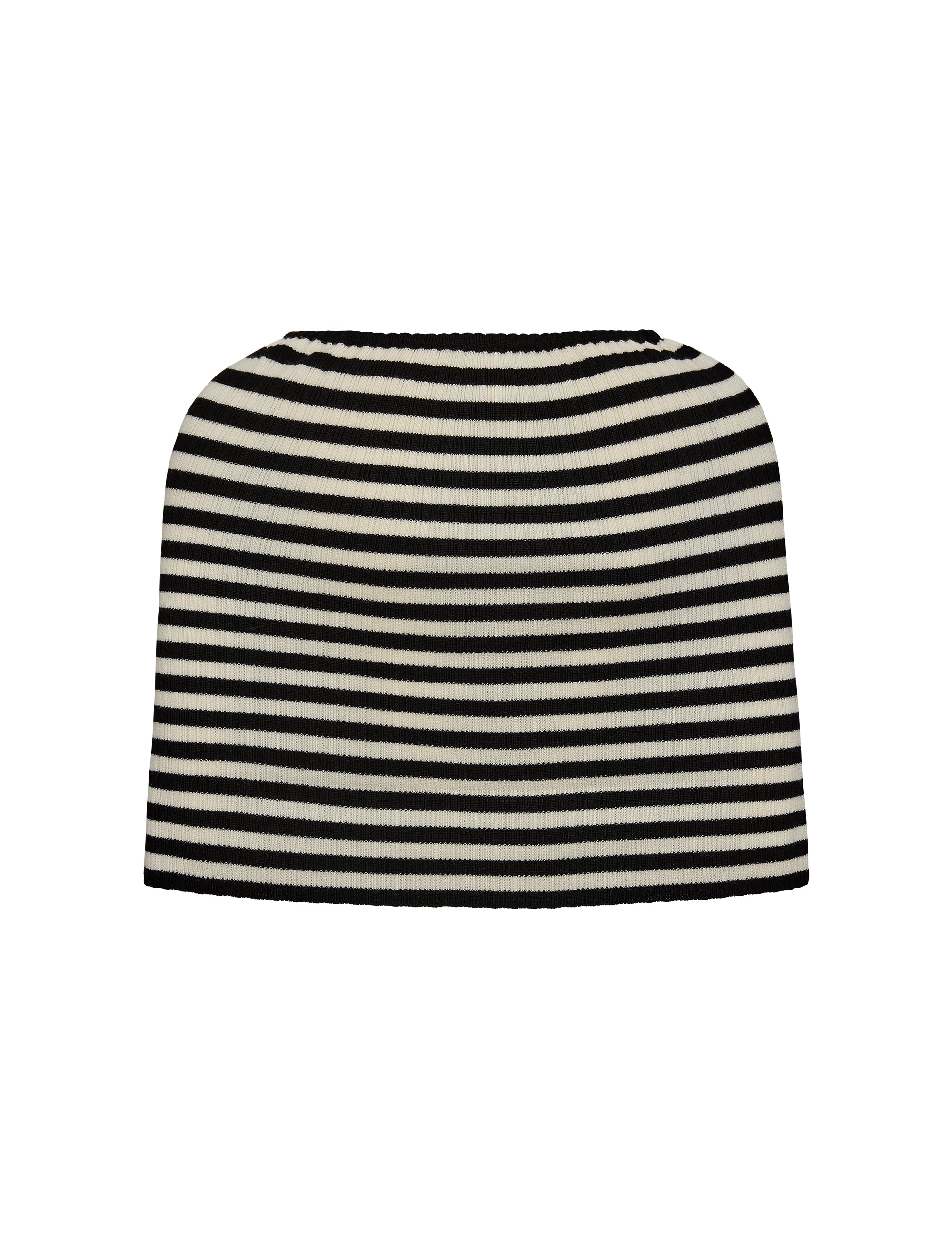 Cherry Shrug Black/Ecru Stripes