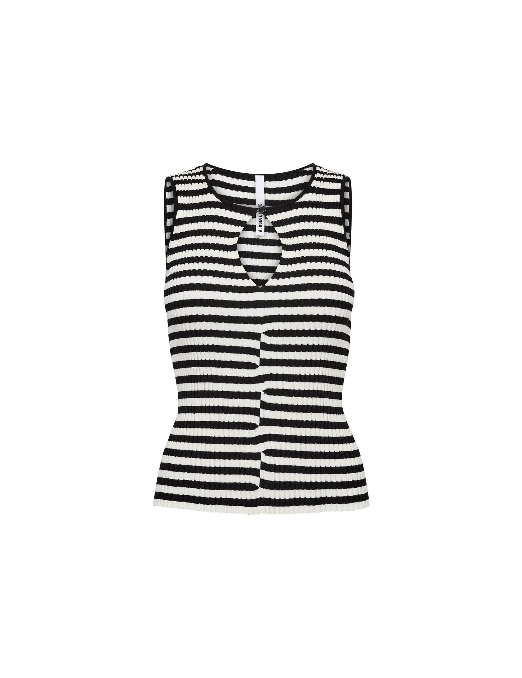 Talulah Top Cream/black stripe