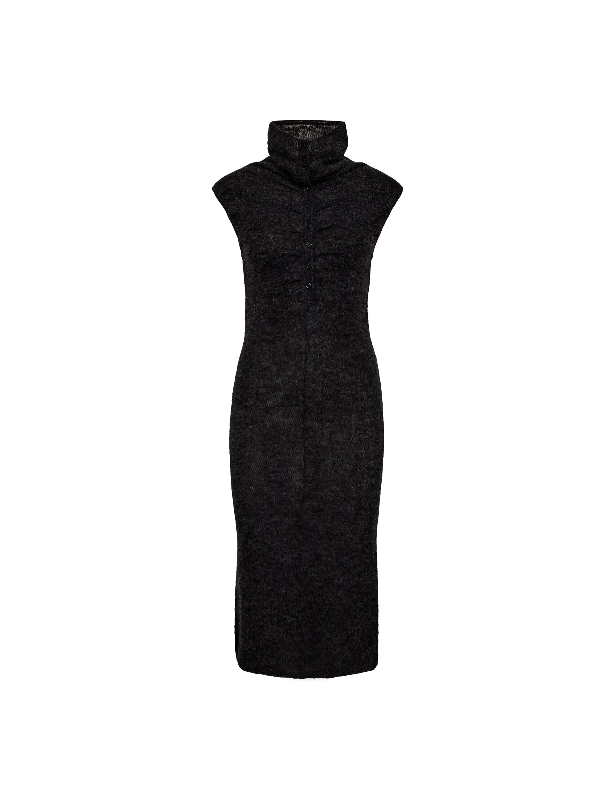 Marie Long Dress Grey Melange