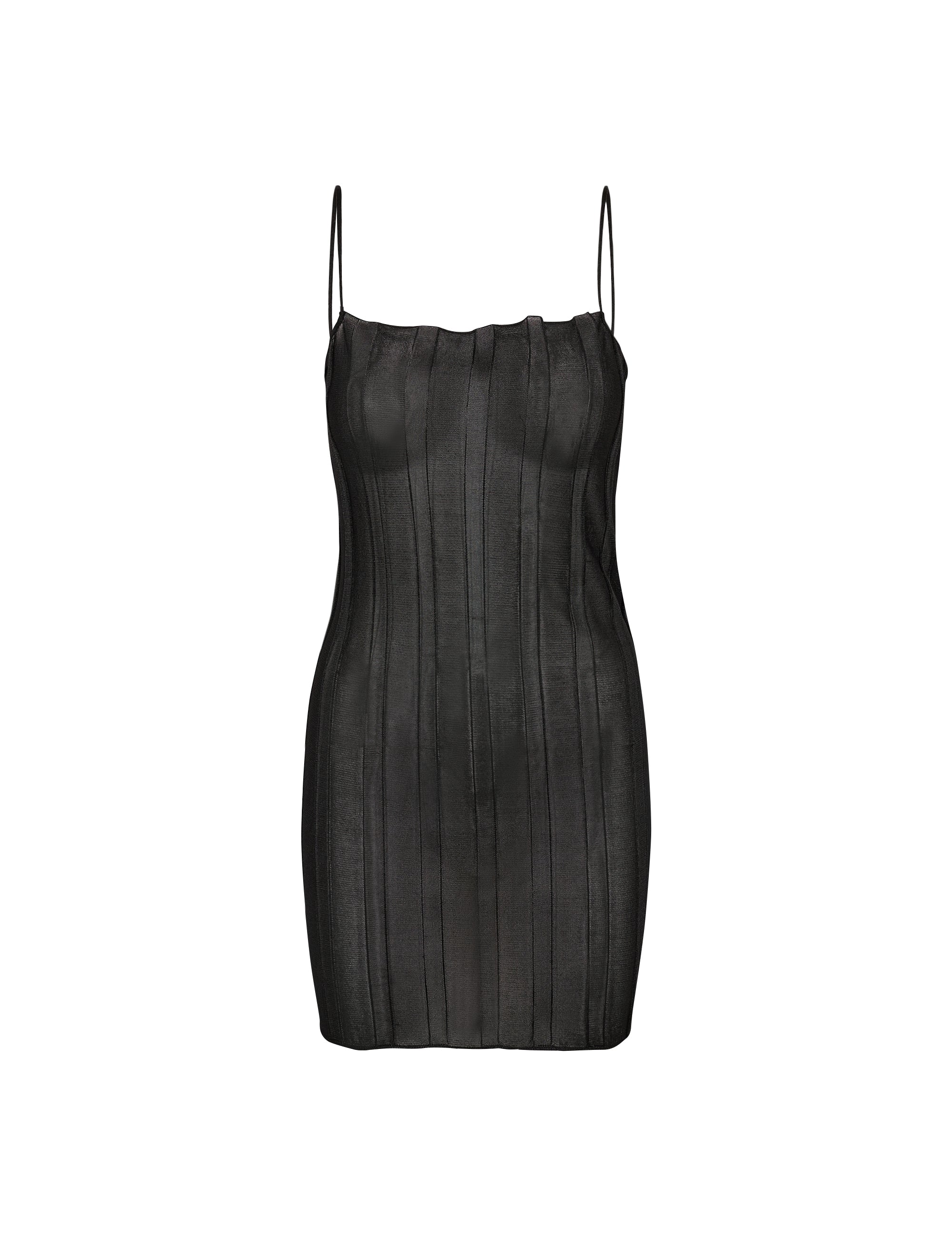 Anais String Dress Black