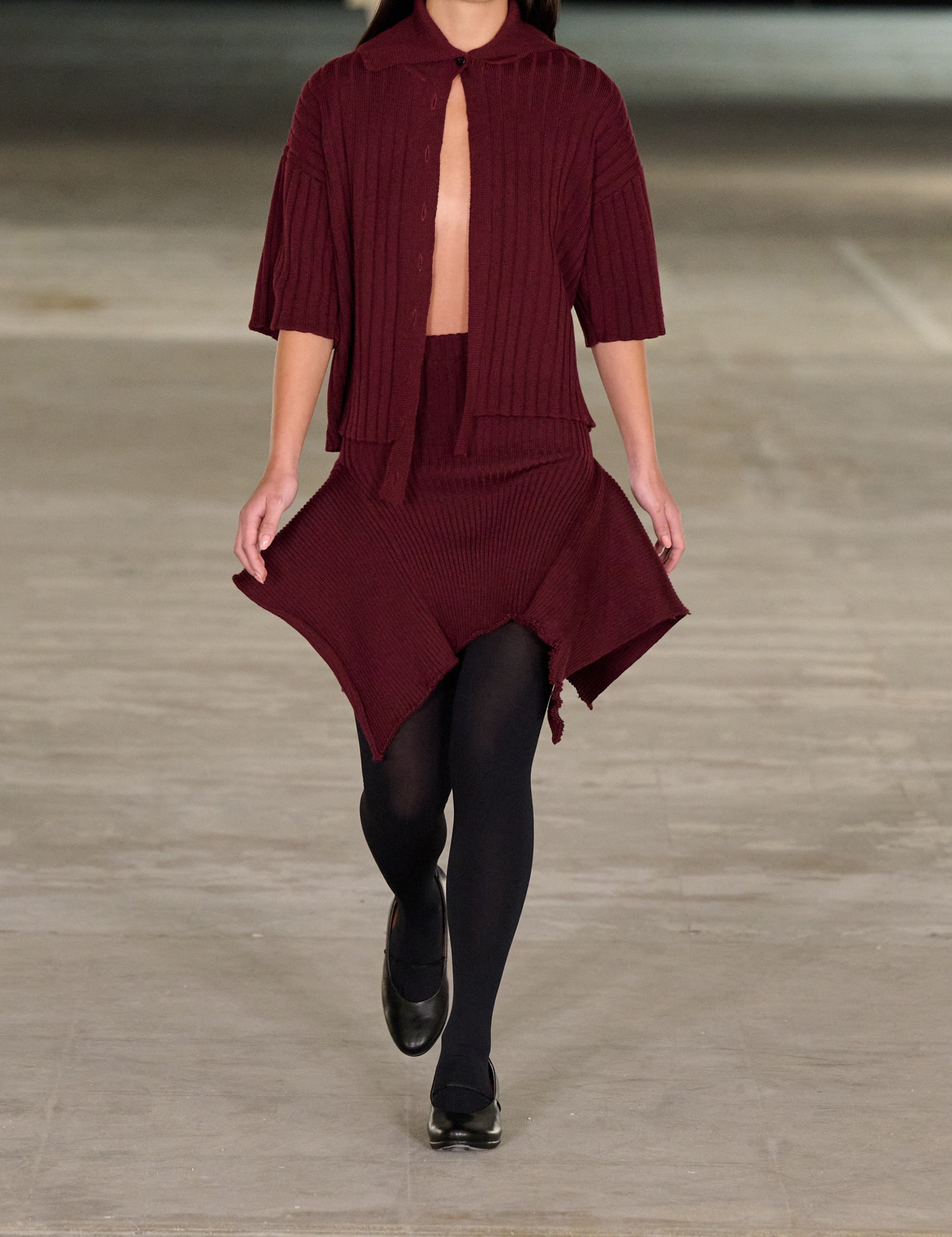 Dede Short Skirt Burgundy