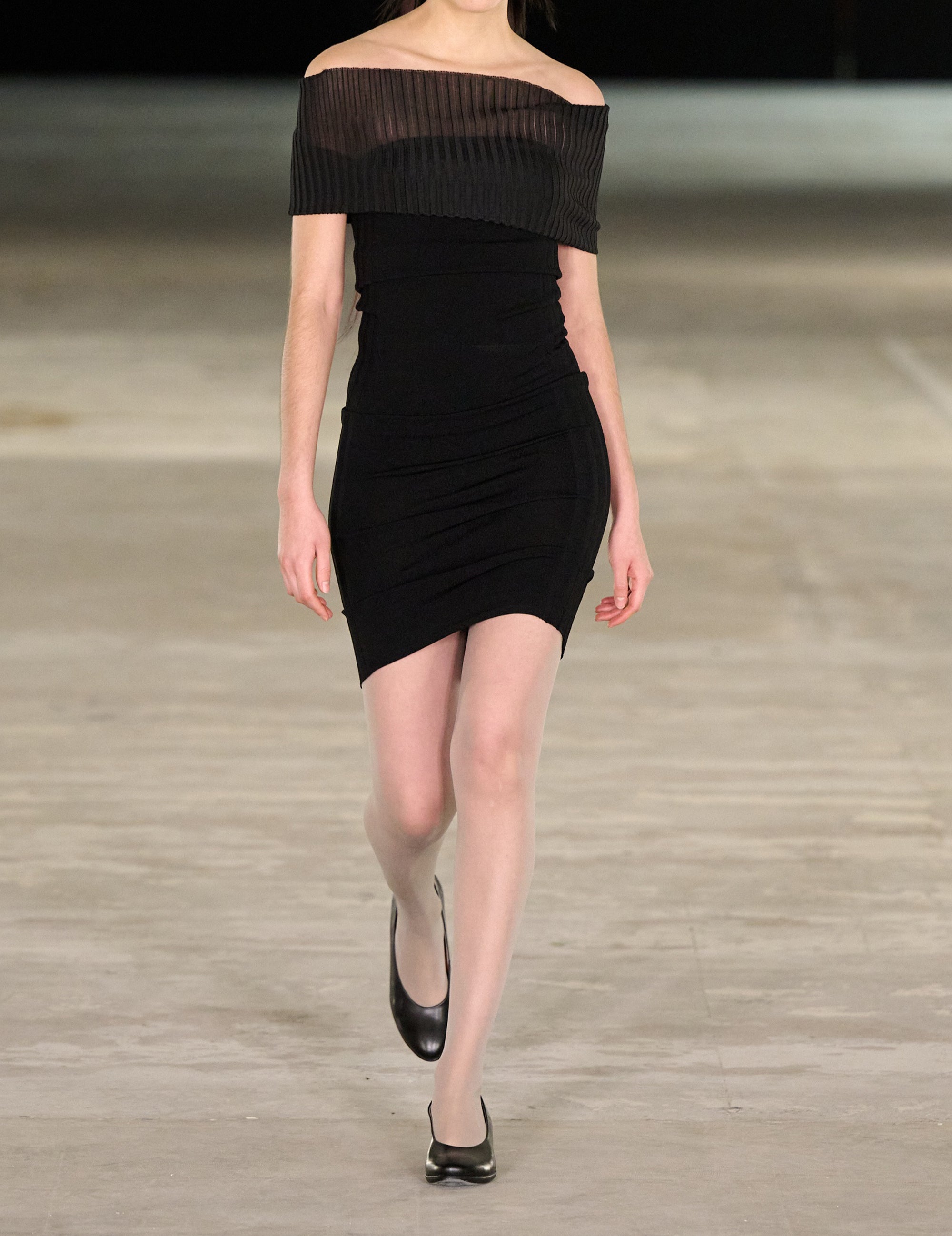 Trine Tube Dress Black